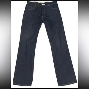 Levi's 517 Men's Straight Leg Bootcut Jeans 34X34 Dark Wash